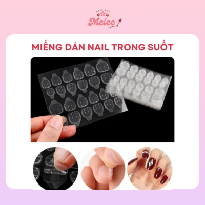 Dán nailbox bằng miếng dán 