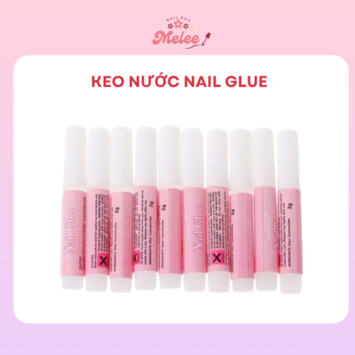 Dán nailbox bằng keo nước 